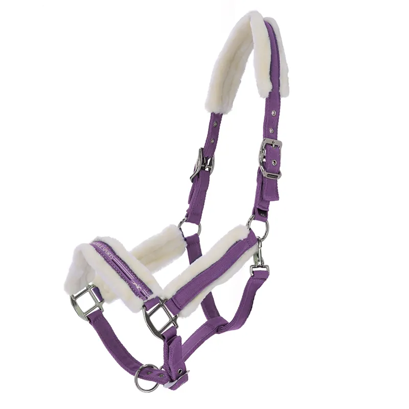 Schockemohle Melbourne Style Headcollar - Plum